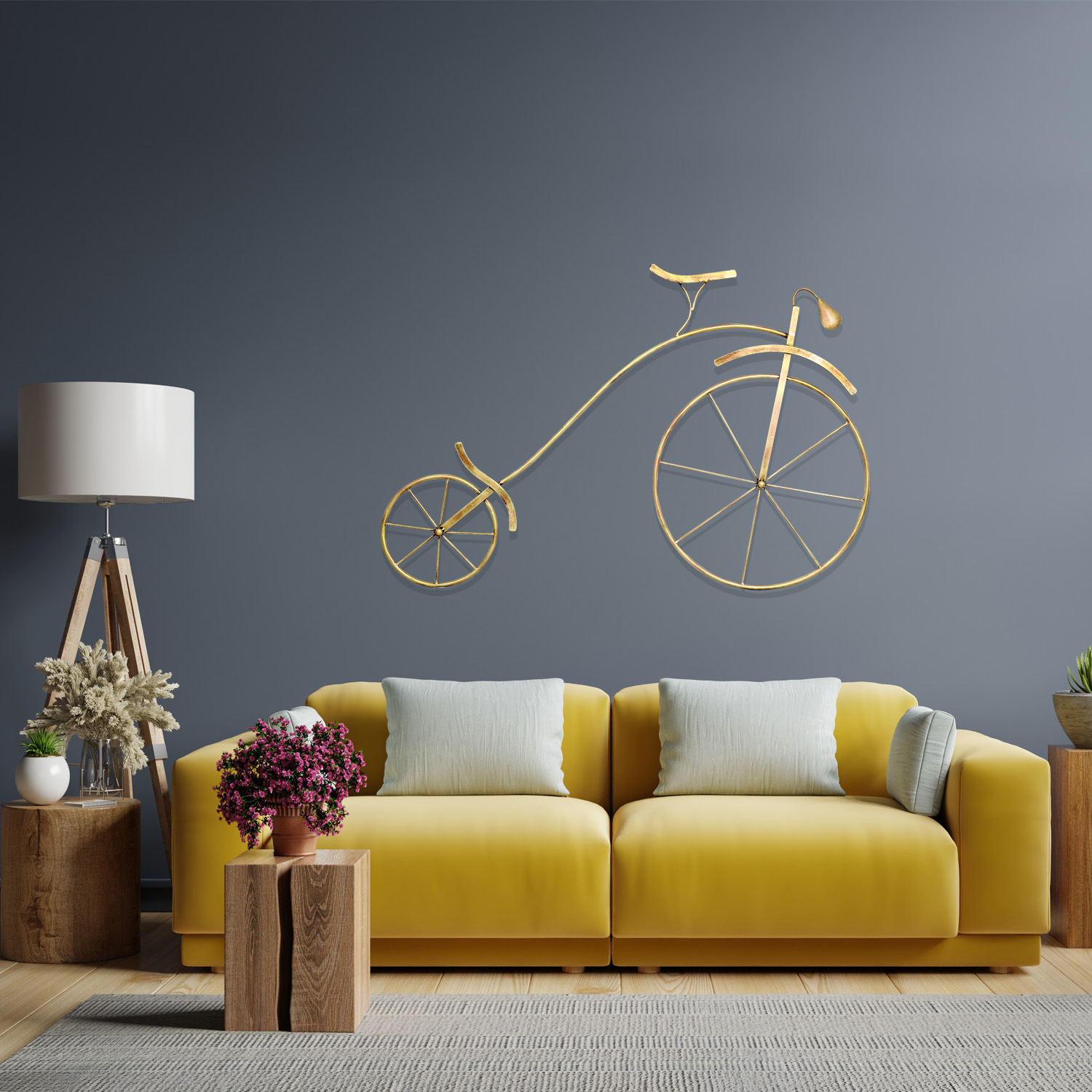 Wall Mounted Cycle Showpiece