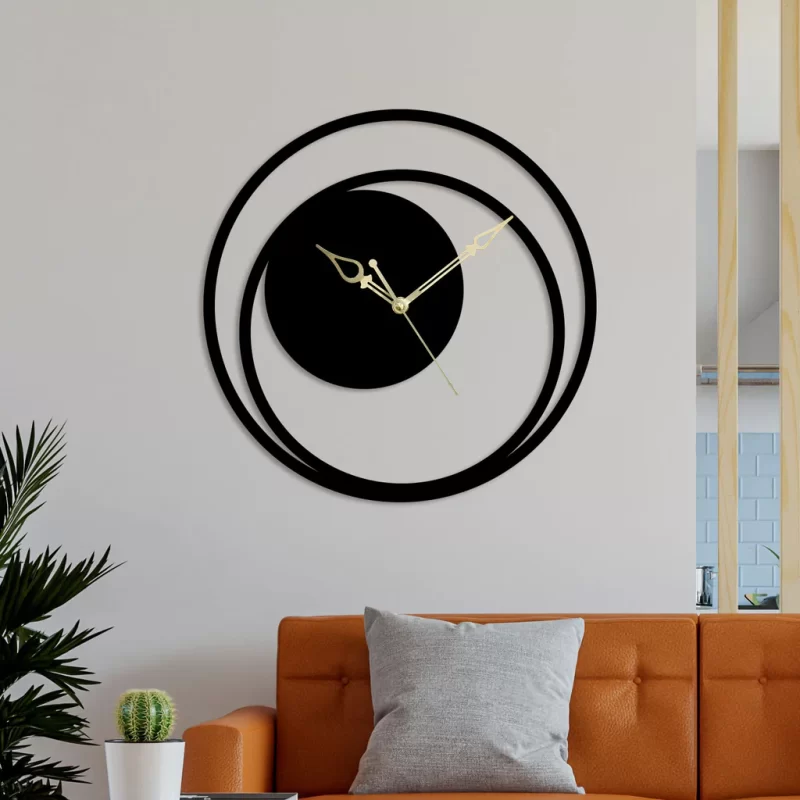 Big Dot Design Metal Wall Clock