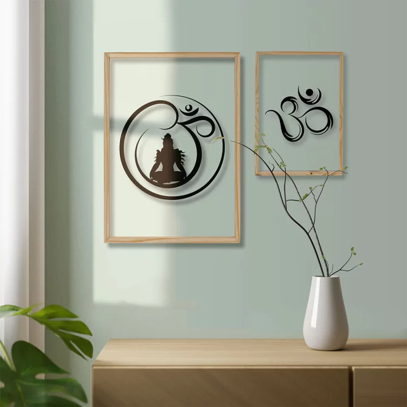 Om Shiva Acrylic Frame