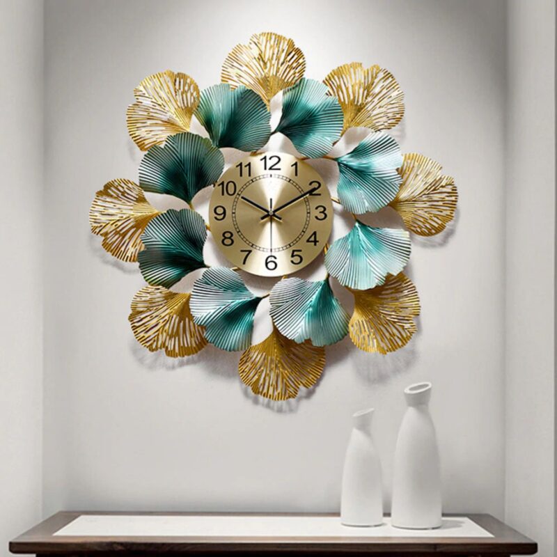 Blue Decorative Wall Clock