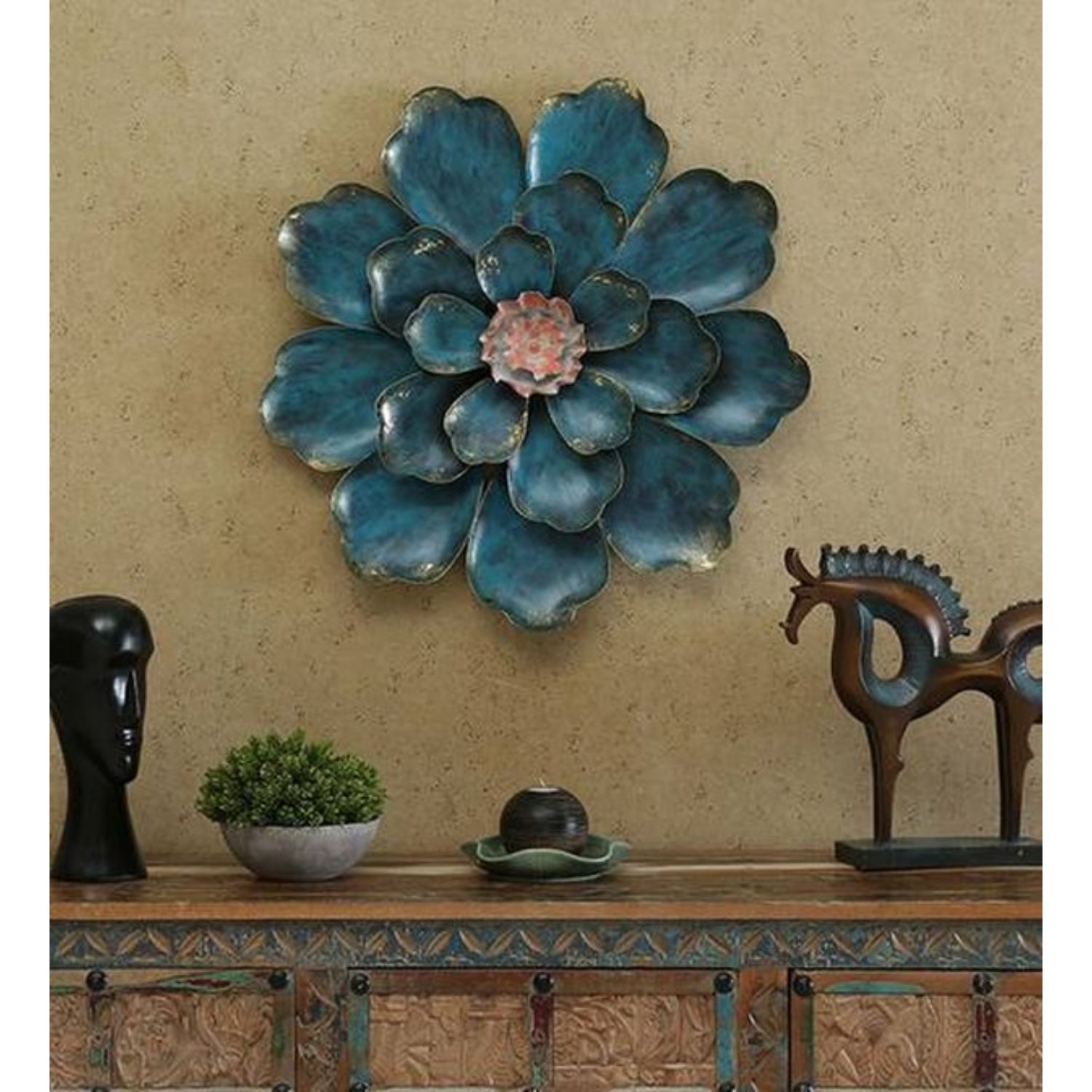 Blue Flower Wall Art