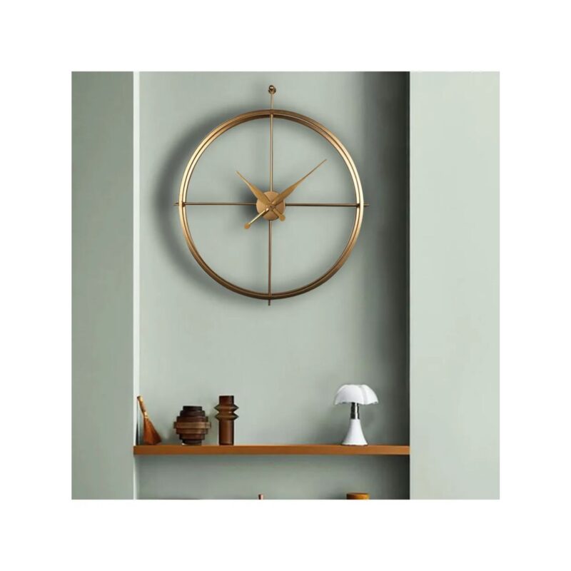 Central Metal Wall Clock