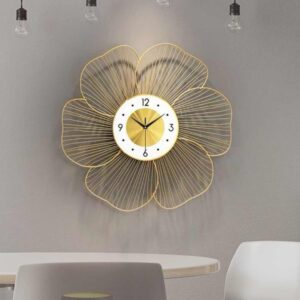 Golden Mapple Wall Clock